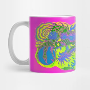 Neon Dragon With 4 Elements Variant 28 Mug